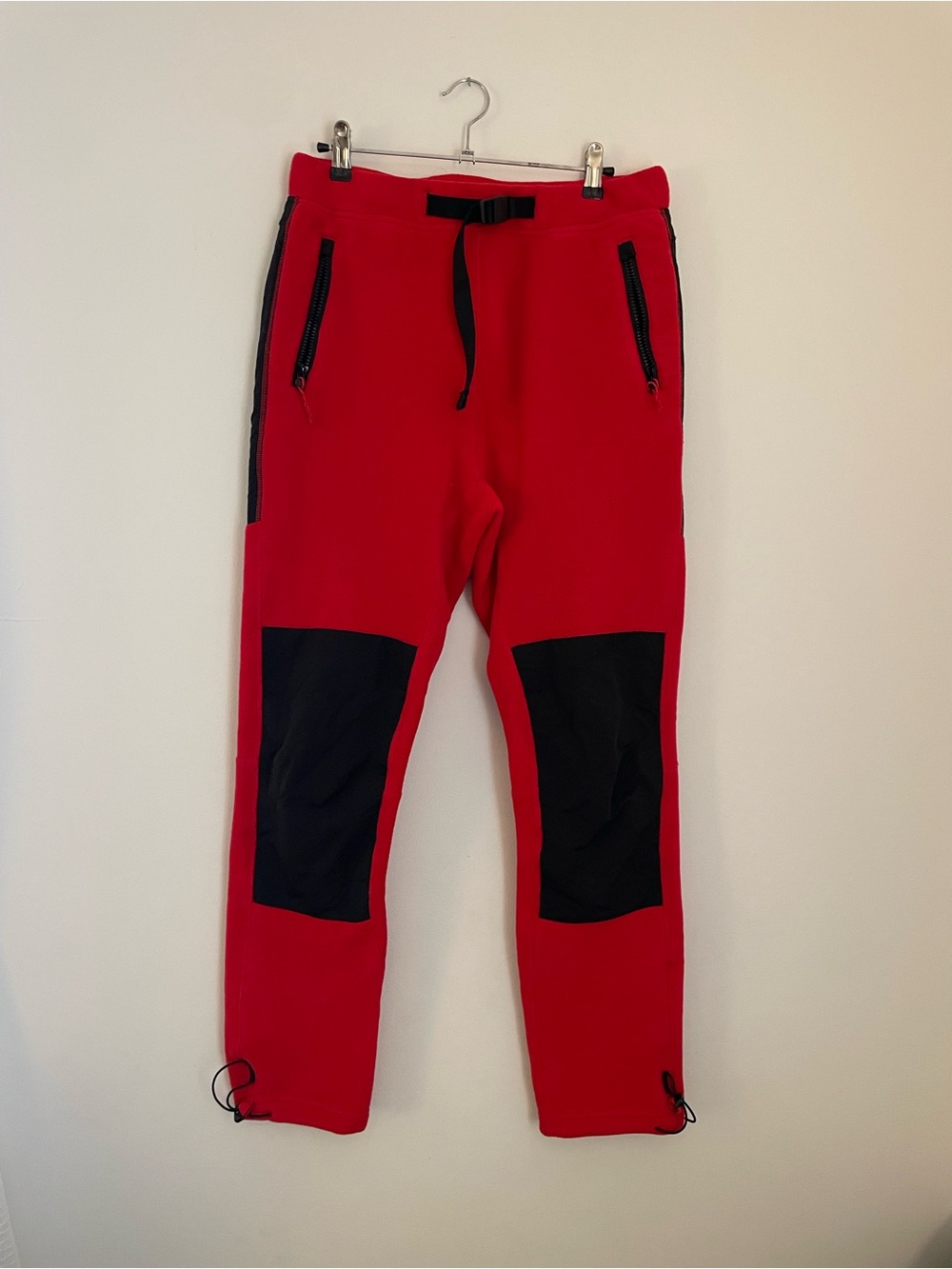 Topo Designs Red Fleece Pants - Size Medium
